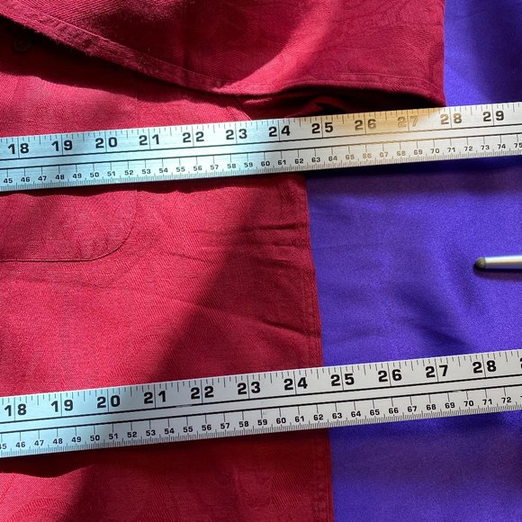 NWOT📌Whipper In Red Long Button Down Collar Shirt - Picture 10 of 16